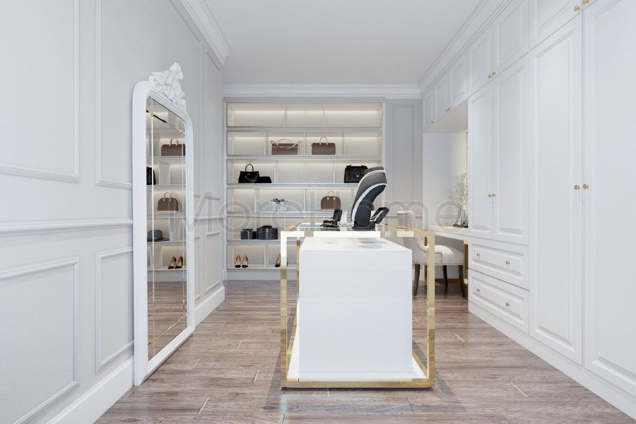 Khu vực thay đồ chung cư  căn hộ Vinhomes Central Park Tân Cảng